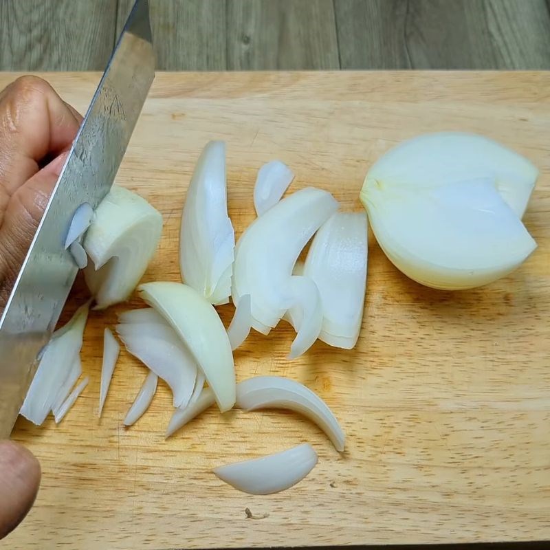 Bước 1 Sơ chế nguyên liệu tokbokki Tokbokki cải thảo