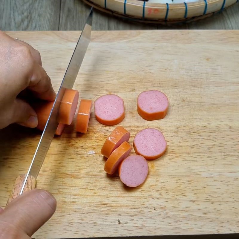 Bước 1 Sơ chế nguyên liệu tokbokki Tokbokki cải thảo