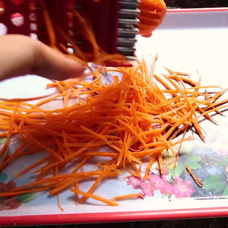 Bước 2 Sơ chế rau củ mì spaghetti