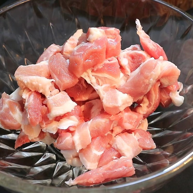 Bước 1 Sơ chế thịt ba chỉ Thịt ba chỉ tẩm bột chiên giòn