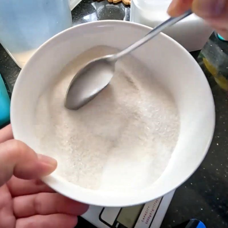 Bước 1 Sơ chế trái cây và chuẩn bị bột rau câu rau câu trái cây thập cẩm