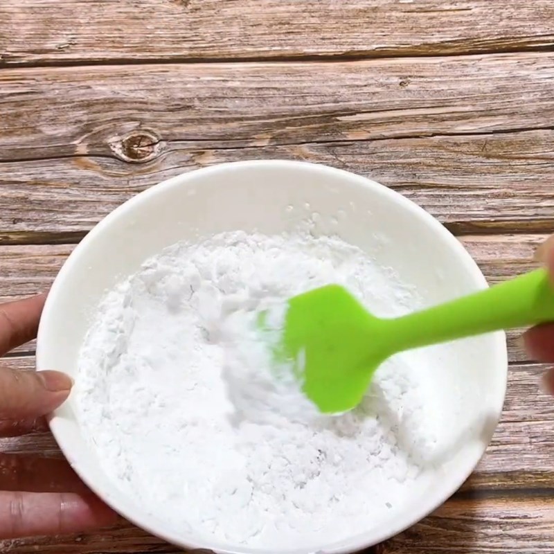 Bước 2 Sơ chế và nhào bột trân châu dai giòn Tàu hũ bằng sữa đậu nành Fami