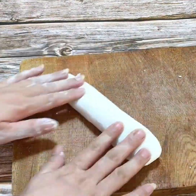 Bước 2 Sơ chế và nhào bột trân châu dai giòn Tàu hũ bằng sữa đậu nành Fami