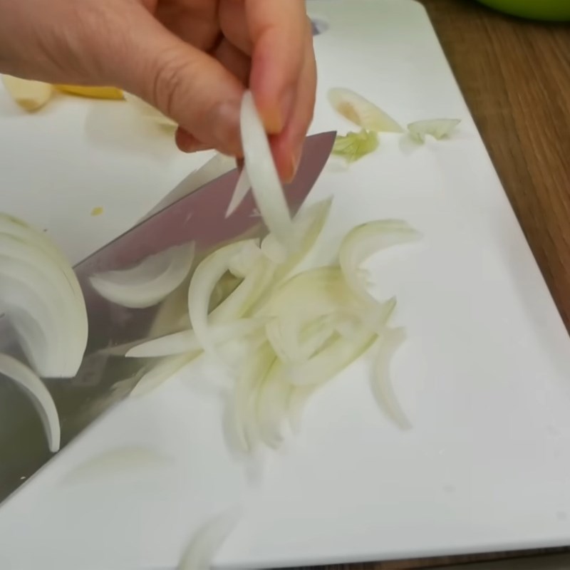 Bước 2 Sơ chế và ướp hỗn hợp rau củ phụ Kim chi cải thảo muối ăn liền