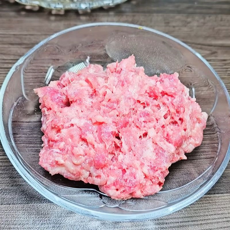 Bước 2 Sơ chế và ướp nhân tôm thịt bánh khọt nước cốt dừa