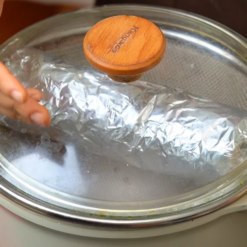 Bước 4 Tạo hình và hấp thịt nguội Thịt nguội