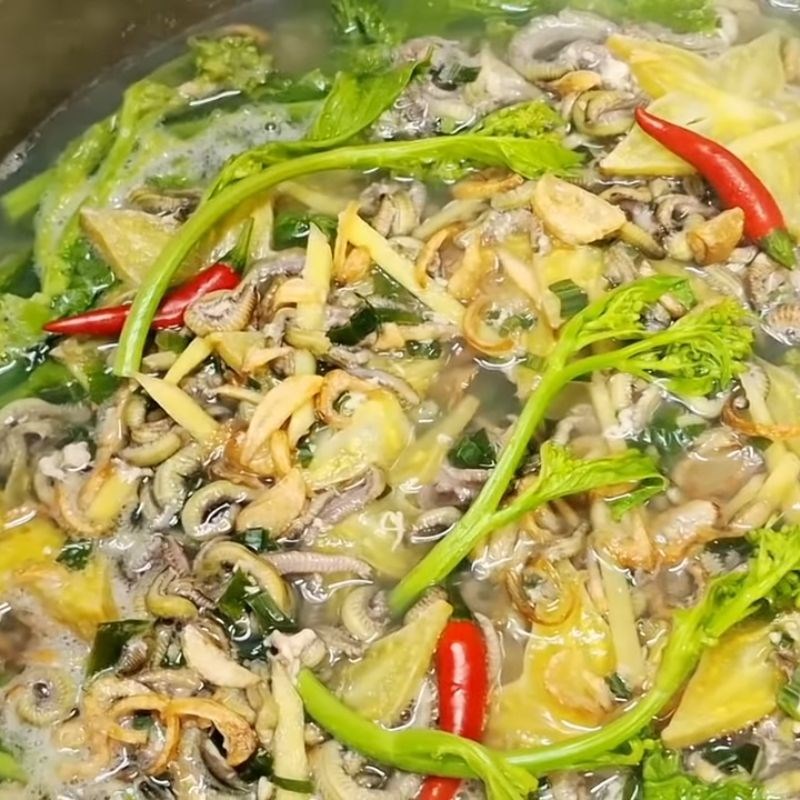 Bước 5 Thành phẩm canh rươi khế chua