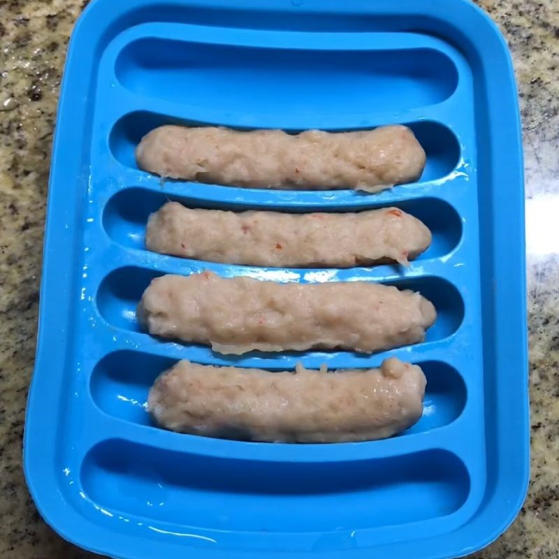 Bước 6 Thành phẩm Xúc xích cho bé