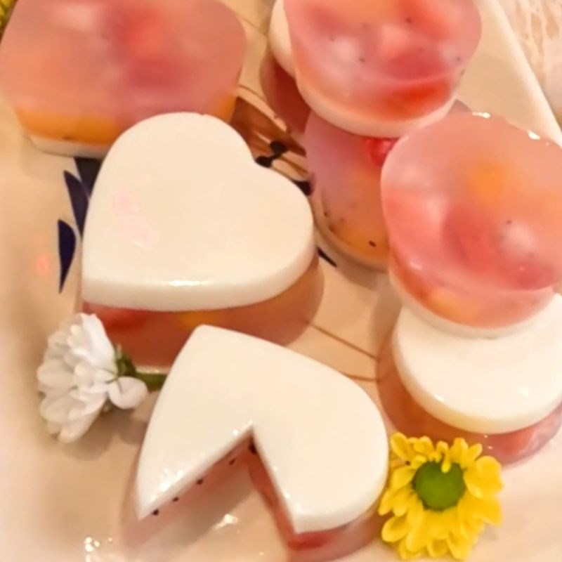 Bước 7 Thành phẩm rau câu trái cây thập cẩm