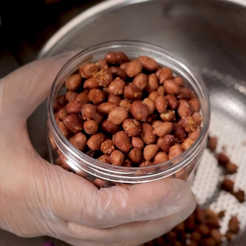 Bước 5 Thành phẩm lạc rang mặn ngọt