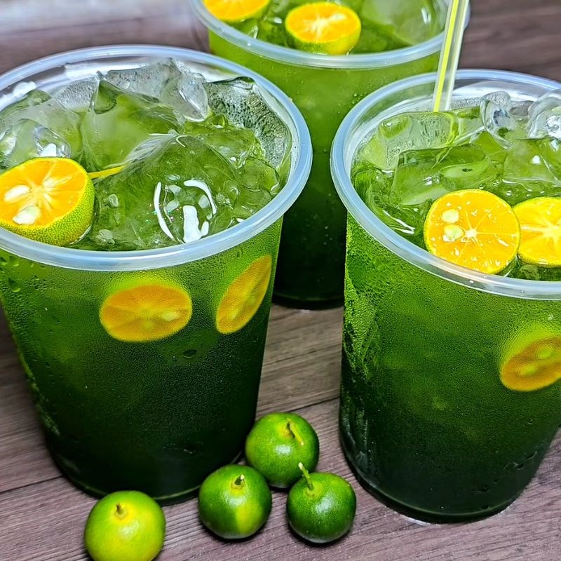 Bước 5 Thành phẩm Trà tắc thái xanh