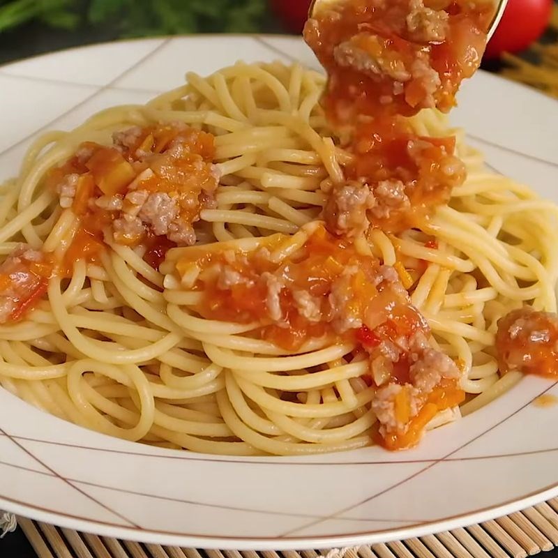 Bước 5 Thành phẩm mì spaghetti
