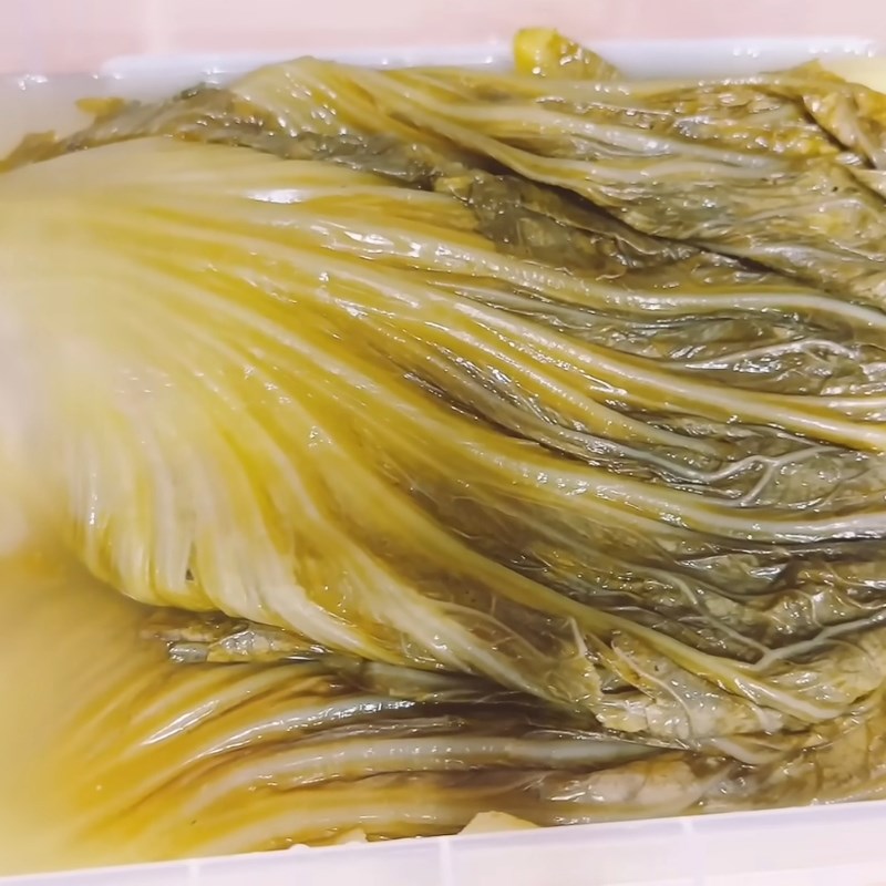 Bước 5 Thành phẩm Dưa cải muối không cần phơi