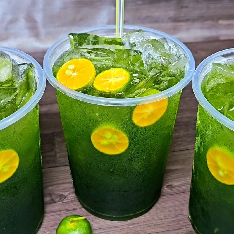 Bước 5 Thành phẩm Trà tắc thái xanh