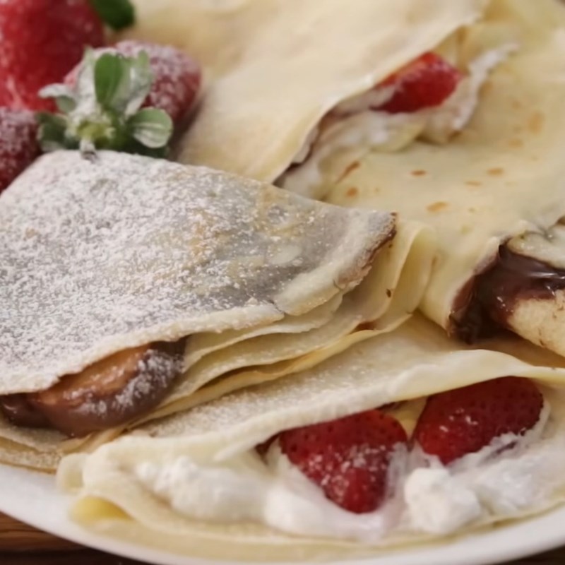 Bước 6 Thành phẩm Bánh crepe Pháp