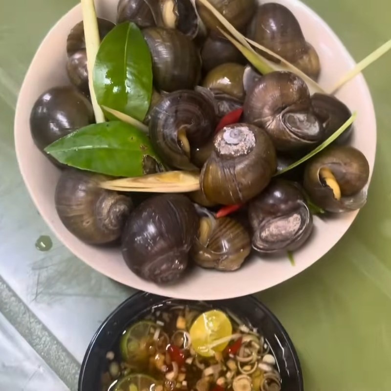 Bước 6 Thành phẩm Ốc mít luộc