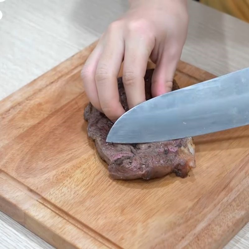Bước 5 Thành phẩm Thịt bò beefsteak