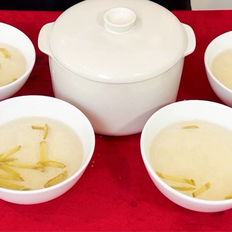 Bước 4 Thành phẩm Yến chưng cách thủy