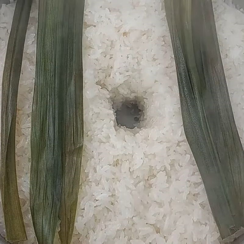 Bước 6 Thành phẩm xôi trắng nước cốt dừa