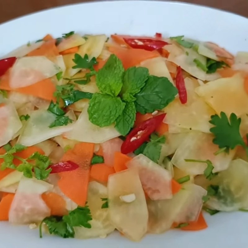 Bước 3 Thành phẩm Dưa góp đu đủ