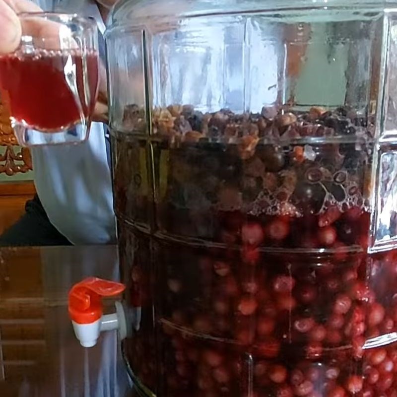 Bước 4 Thành phẩm Nho ngâm rượu trắng