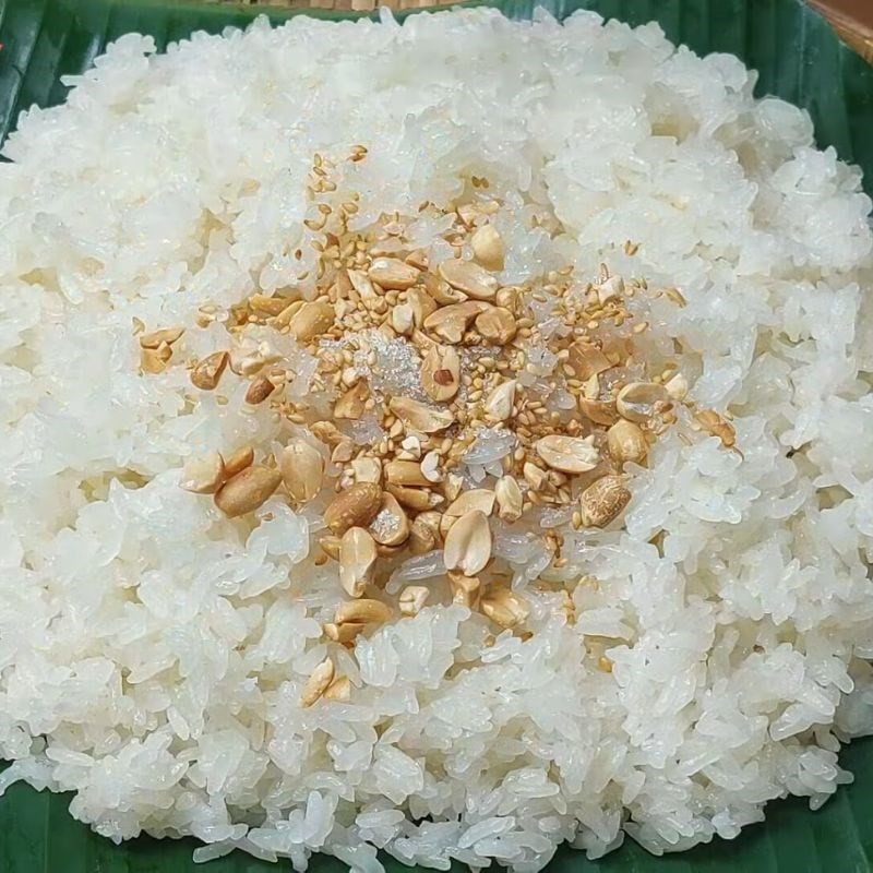 Bước 6 Thành phẩm xôi trắng nước cốt dừa