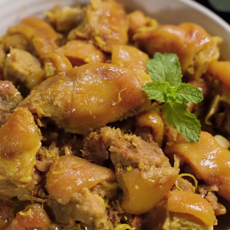 Bước 6 Thành phẩm Chân giò giả cầy không cần mẻ