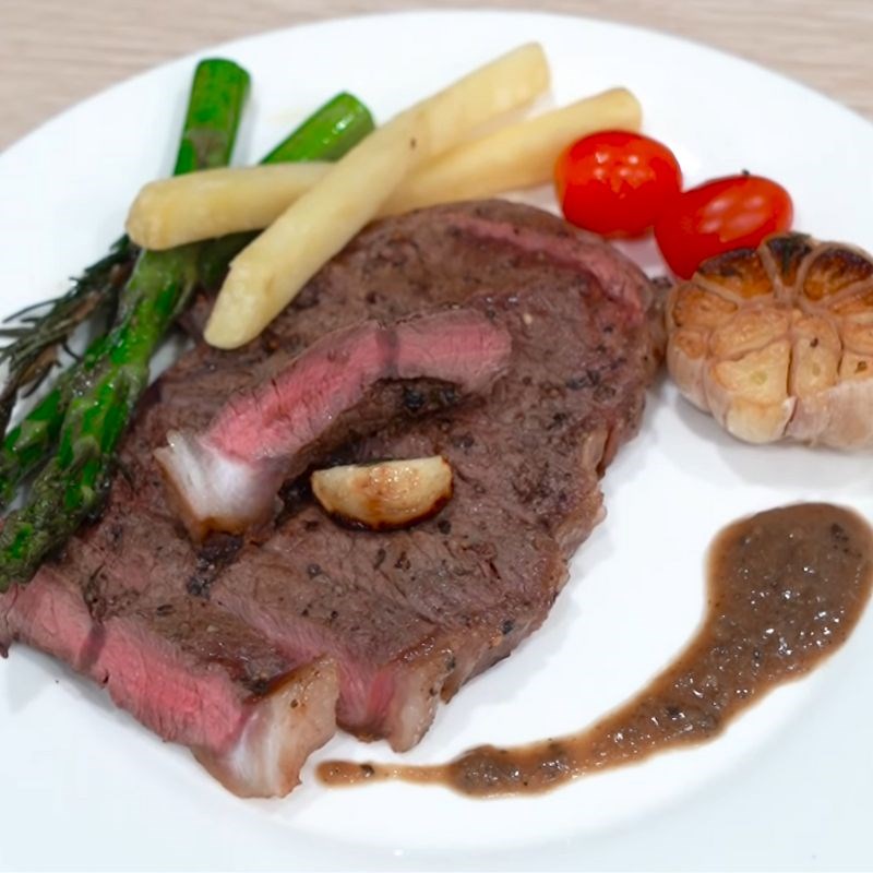 Bước 5 Thành phẩm Thịt bò beefsteak