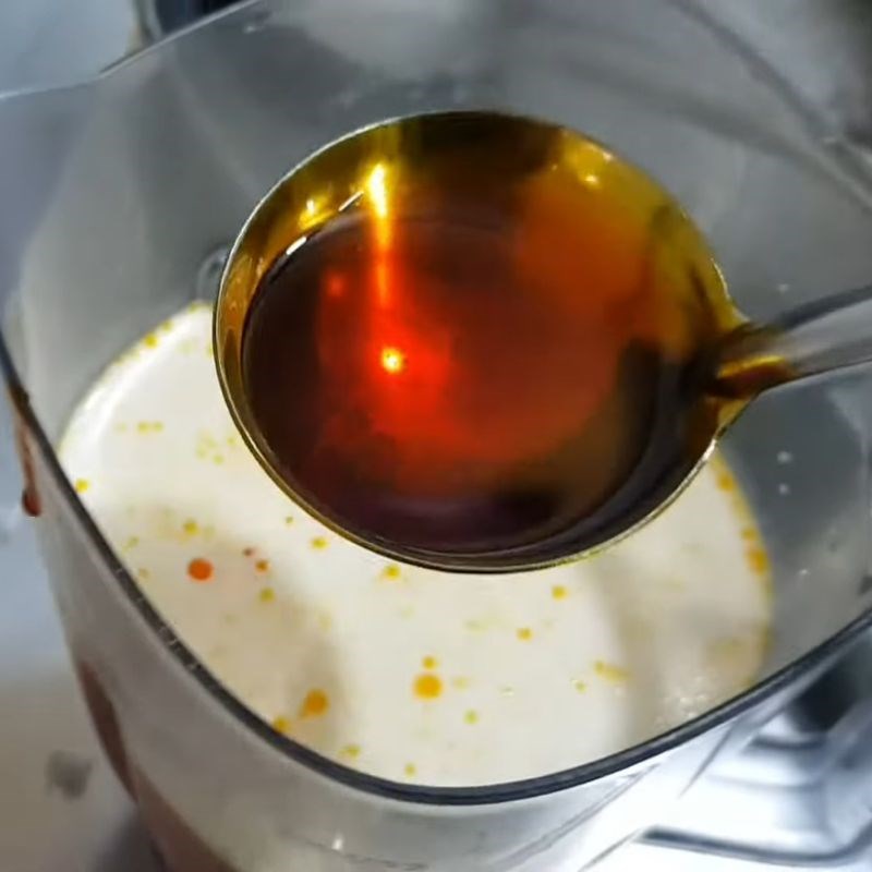 Bước 3 Thêm gia vị và xay mịn sốt sốt trứng muối hoàng kim