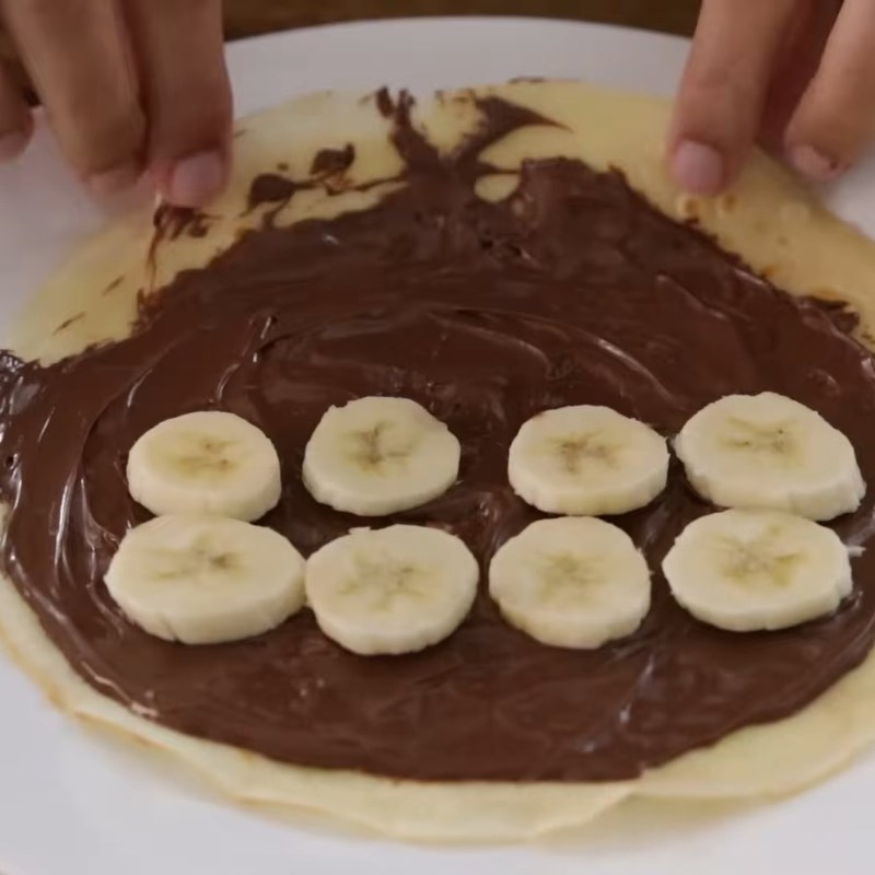 Bước 5 Thêm nhân và hoàn thiện Bánh crepe Pháp