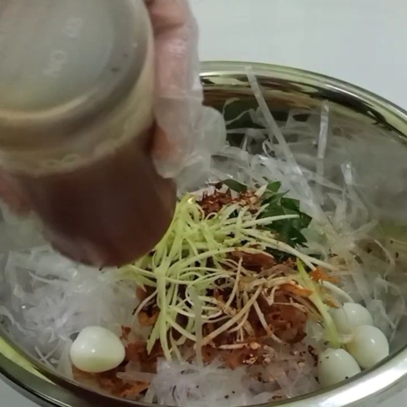 Bước 4 Trộn bánh tráng Bánh tráng trộn