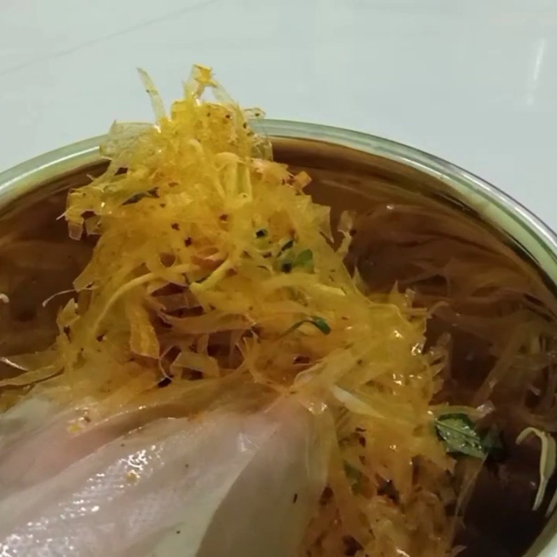 Bước 4 Trộn bánh tráng Bánh tráng trộn