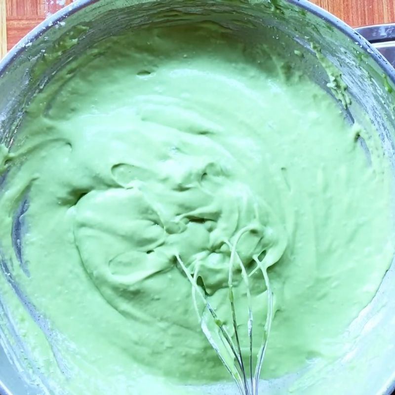 Bước 4 Trộn bột năng và hoàn thiện bột bánh Bánh lọt lá dứa