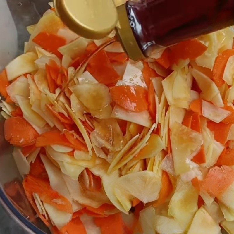 Bước 2 Trộn dưa góp chua ngọt Dưa góp đu đủ