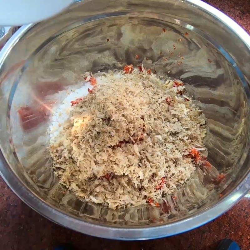 Bước 2 Trộn hỗn hợp muối Muối chấm xoài