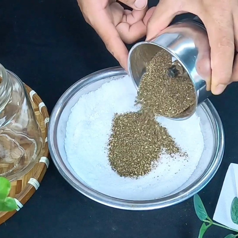 Bước 4 Trộn hỗn hợp muối tiêu Muối tiêu ngon