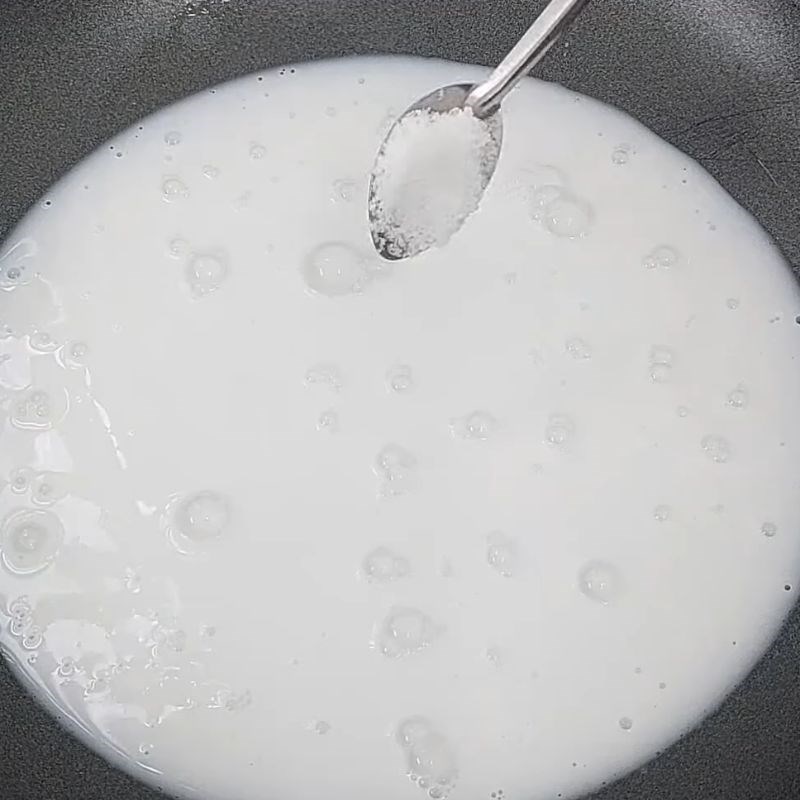 Bước 4 Xào nếp với nước cốt dừa - bí quyết nấu xôi dẻo thơm xôi trắng nước cốt dừa