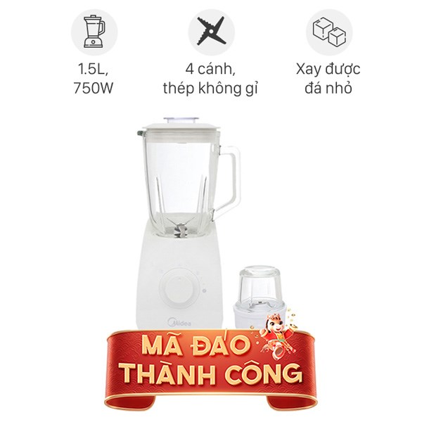 Máy xay đa năng Midea MJ-BL75G