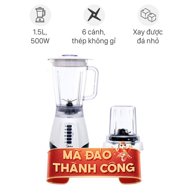 Máy xay đa năng Midea MJ-BL50