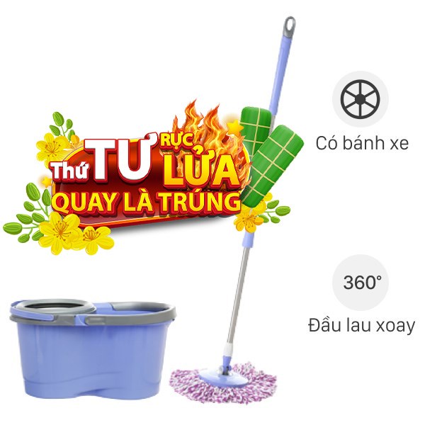 Bộ lau nhà 360 Hommy MH-Xmop