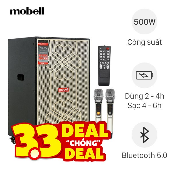 Loa kéo karaoke Mobell MK-6080 500W