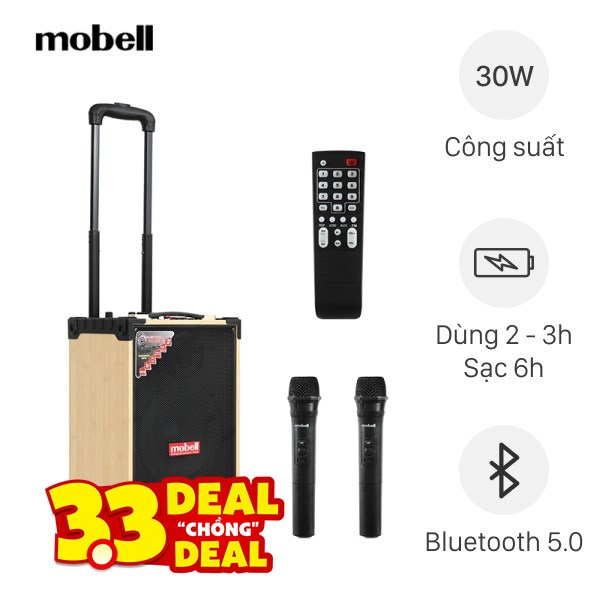 Loa kéo karaoke Mobell MK-2120C 30W