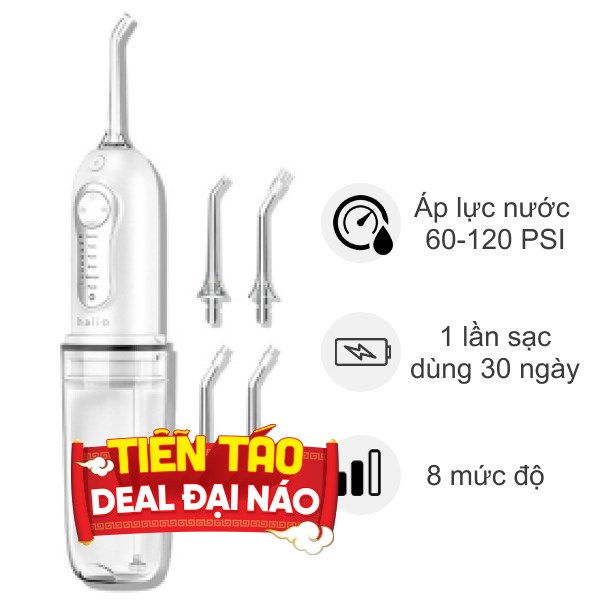 Máy tăm nước Halio Professional Cordless