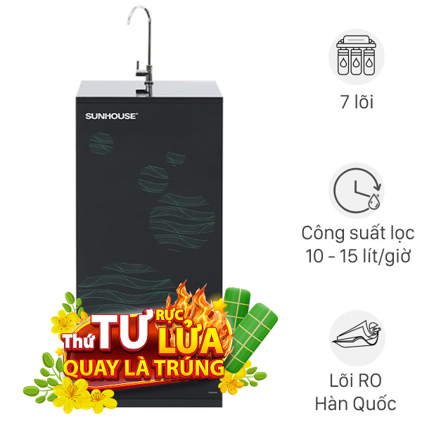 Máy lọc nước RO Sunhouse SHA8866K