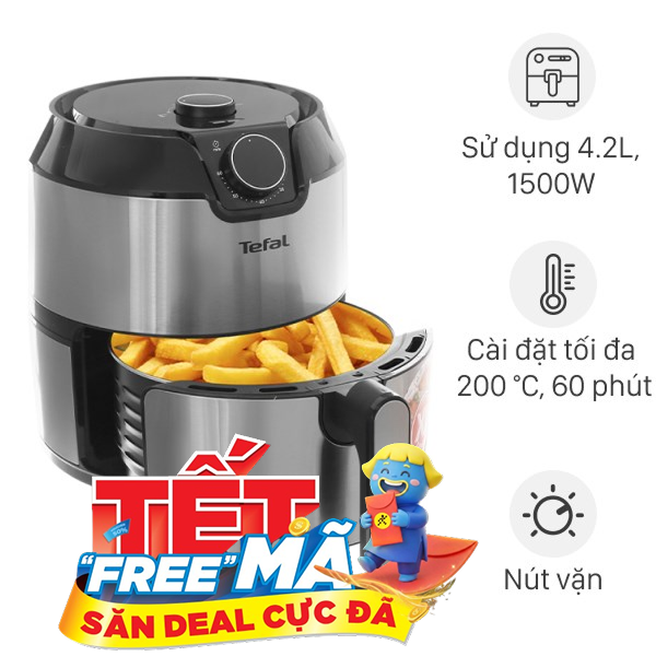 Nồi chiên không dầu Tefal 4.2 lít EY201D15