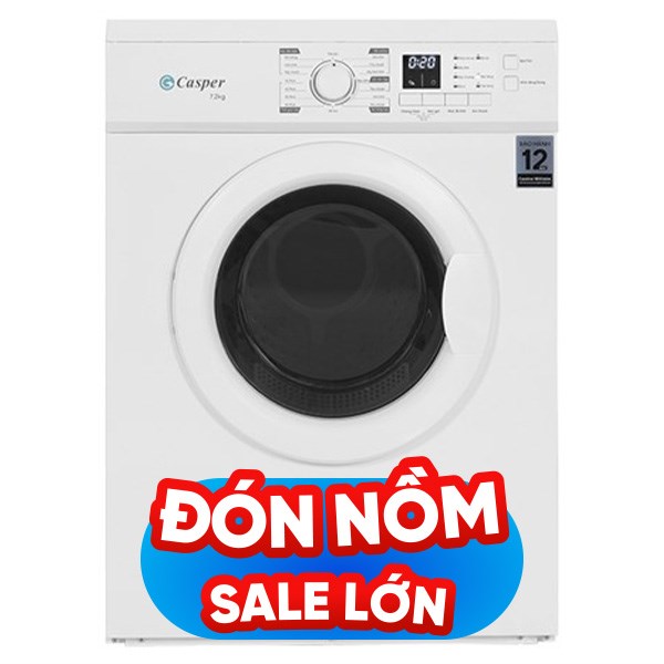 Máy sấy thông hơi Casper 7.2 Kg TD-72VWD