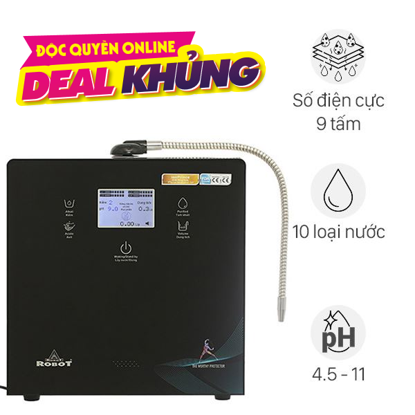 Máy lọc nước điện giải ion kiềm ROBOT IonPrince 910X