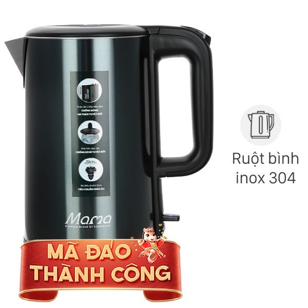 Bình đun siêu tốc Sunhouse Mama 1.8 lít SHD1389