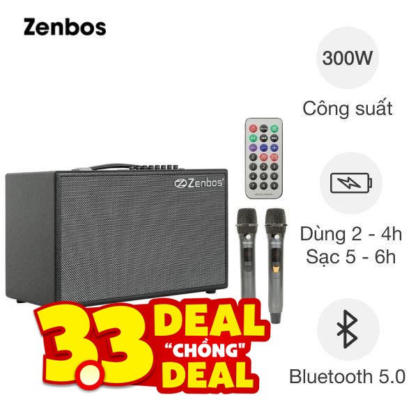 Loa karaoke xách tay Zenbos K-180