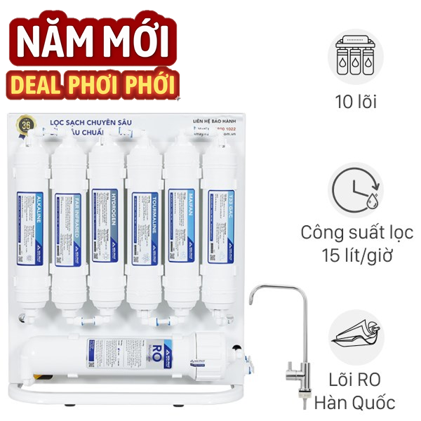 Máy lọc nước RO Hydrogen Hòa Phát HWU1A 1022